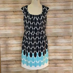 Stylish Black and Blue Women's Dress